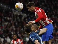 Atlético Madrid mist verdediger Giménez in kwarfinale tegen Manchester City 