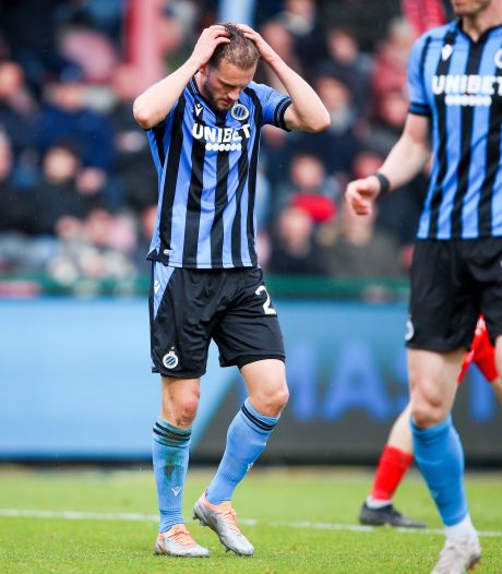 Le Club de Bruges retombe dans ses travers à Courtrai, sa place dans le top 4 en danger