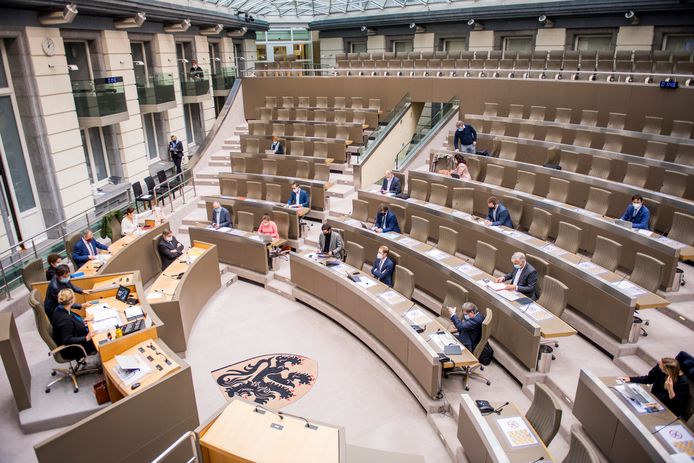 Beeld ter illustratie. Het Vlaams parlement in Brussel.