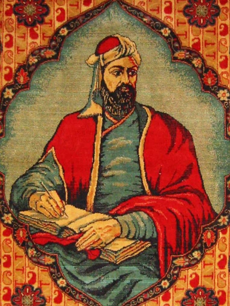 De Perzische dichter Nizami, die het verhaal van Laila en Majnun vastlegde. Beeld  