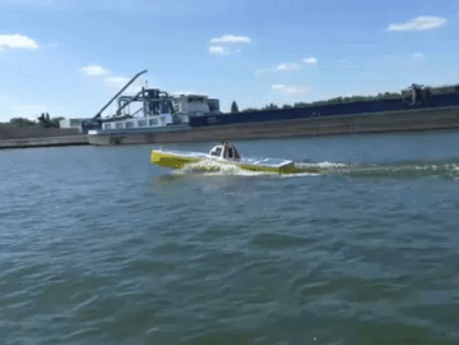 Jonge ingenieurs willen met autonome, onbemande boot Atlantische Oceaan oversteken