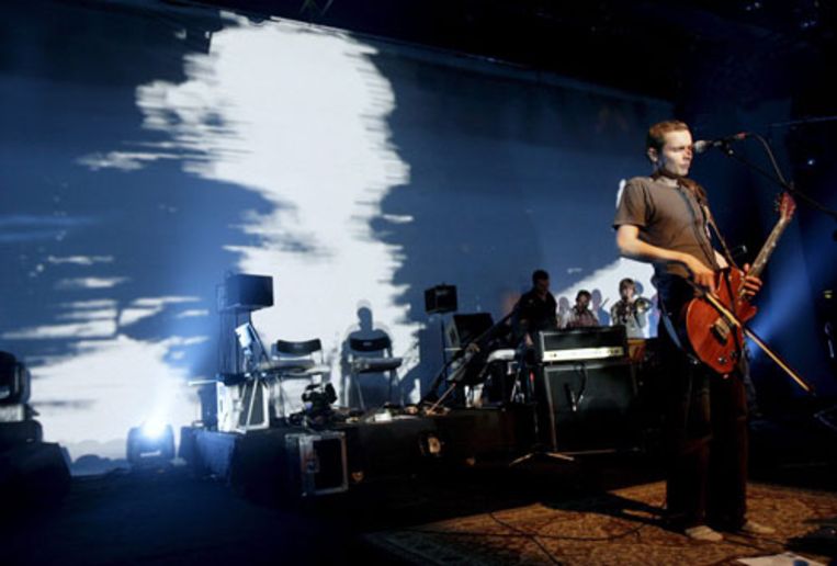 De IJslandse band Sigur Ros. De foto is in Montreux genomen. (EPA) Beeld 