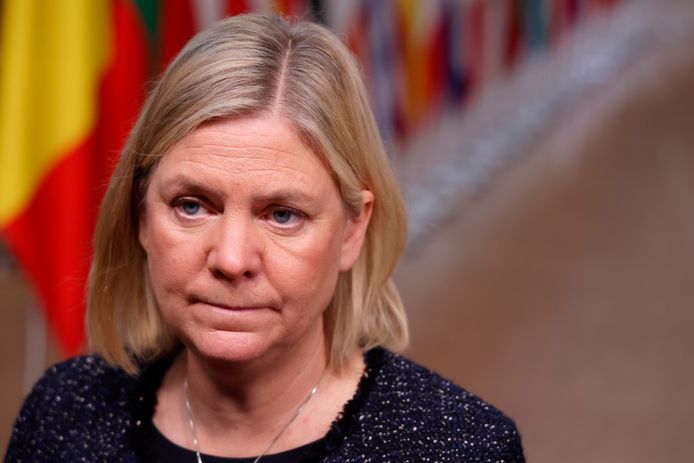 Zweeds premier Magdalena Andersson.
