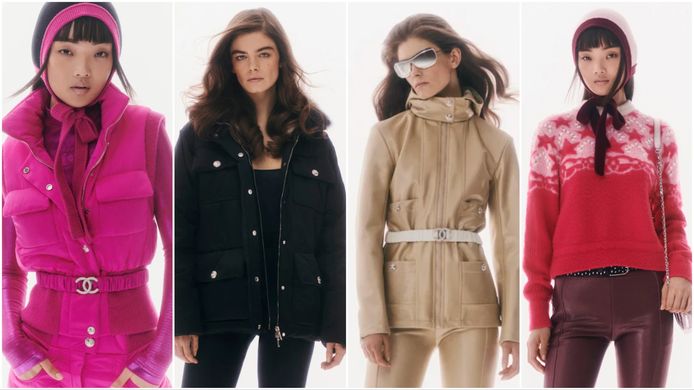 Some items from the Chanel ski collection.