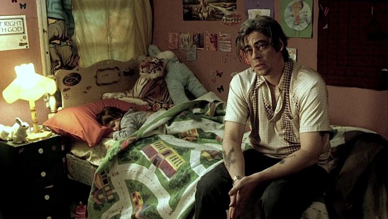 Benicio del Toro in 21 Grams. Beeld  