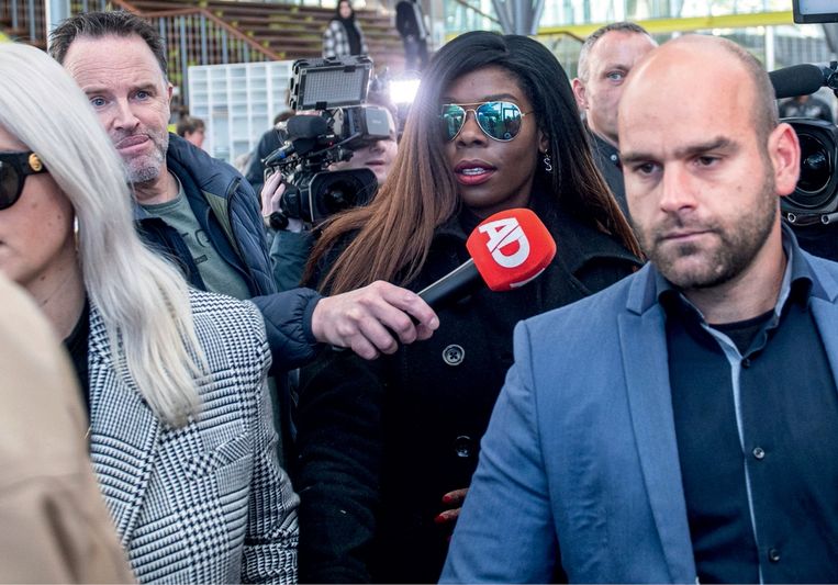 Advocate Sanne de Clerck: ‘Er wordt nu ook gedeald vanuit Airbnb’s. De Nederlandse actrice Imanuelle Grives (foto), die betrapt werd op Tomorrowland, werkte ook zo.’ Beeld 