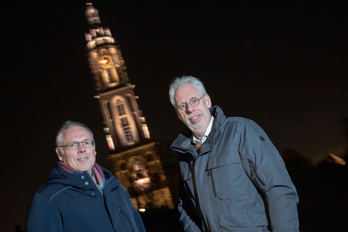 Voorzitter Henk van Ginkel (rechts) en mede-bestuurslid Kees Grundeken van Klassiek aan de Rijn.