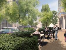 Auto nog net welkom op stadsboulevard Vestdijk in Eindhoven