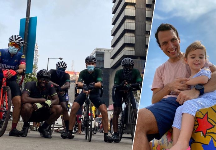 Adriaan Verbeke verhuisde met vrouw en dochter naar Lagos.