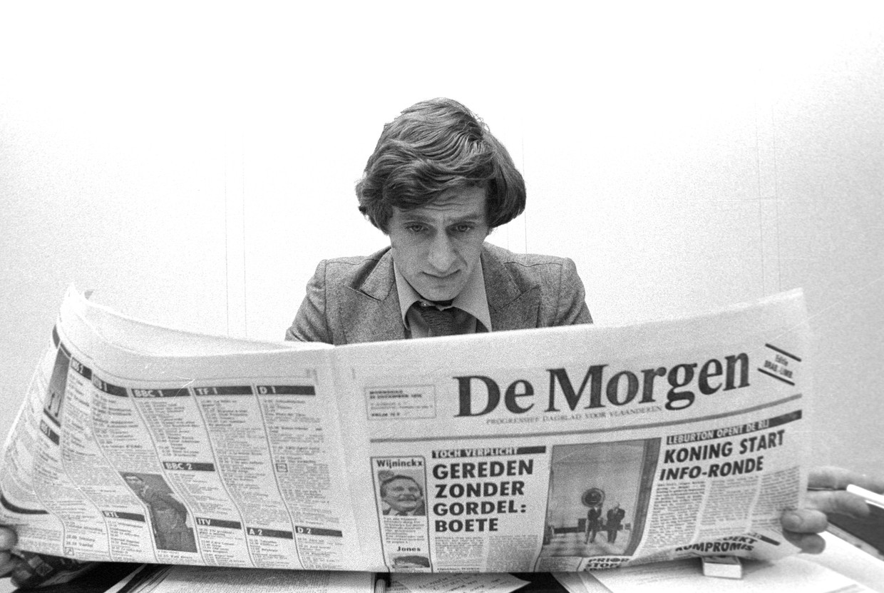 Oud-hoofdredacteur Paul Goossens in 1979. Beeld Photo News