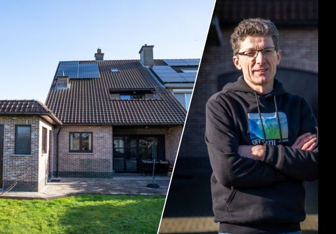 Pascal heeft zijn huis met allerlei ingrepen optimaal energiezuinig gemaakt.