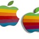 Te koop voor 10.000 euro: het originele Apple-regenbooglogo