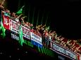Feyenoord-fans tijdens de finale