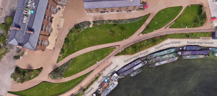 Het park in Londen waar de ontwerpers hun inspiratie vandaan hebben gehaald.