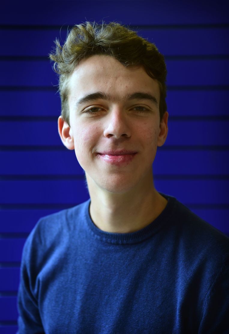 Hidde van Gestel, student Nederlands.  Beeld Marcel van den Bergh / de Volkskrant