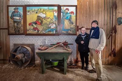 Huijbergs drieluik zoek? Niet meer: het hangt in een Thoolse boerderij: ‘We zijn er erg aan gehecht’
