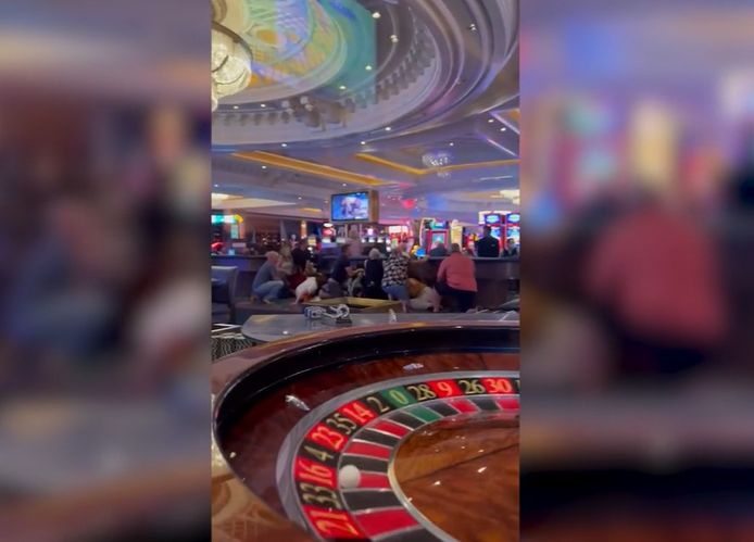 Even brak er paniek uit in het MGM Grand Casino in Las Vegas.