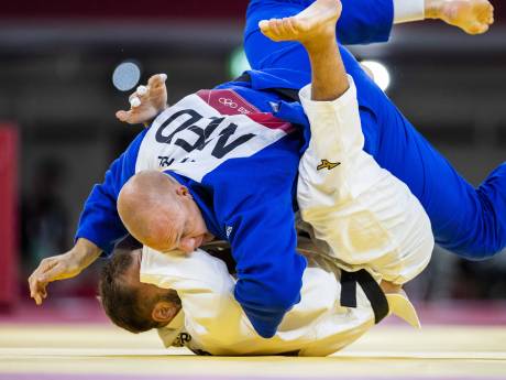 Henk Grol grijpt ondanks ippon naast brons in gemixte landenwedstrijd: ‘Het is klaar, het is op’