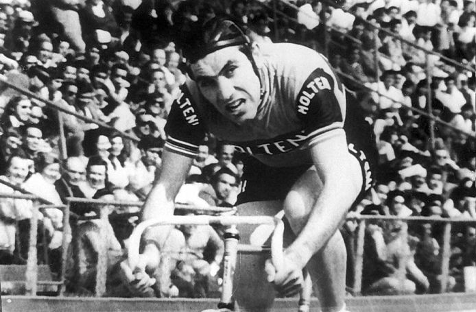 Eddy Merckx in Mexico-Stad.