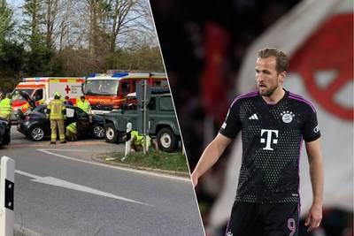 Bayern-spits opgeschrikt: drie kinderen van Harry Kane betrokken bij auto-ongeluk tijdens CL-clash