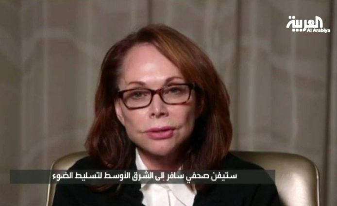 Shirley Sotloff vraagt in een videoboodschap aan IS haar zoon Steven vrij te laten.