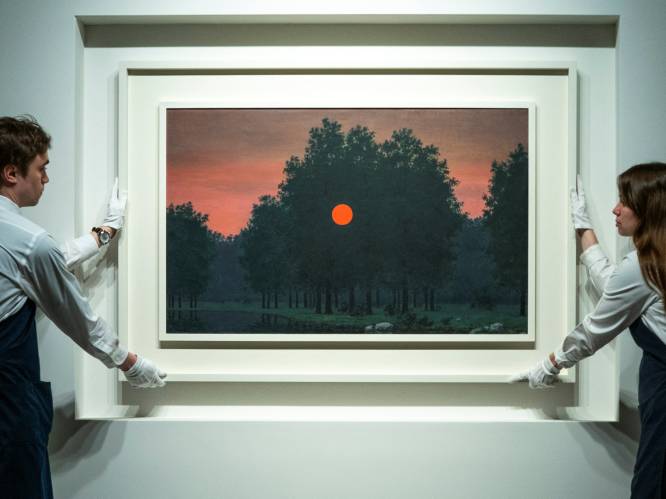 'Le Banquet' van René Magritte voor 16,7 miljoen euro geveild in New York