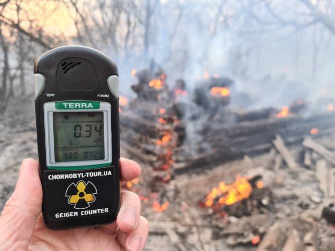 Bluswerken in radioactief gebied Tsjernobyl nog steeds aan de gang