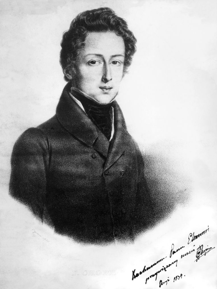 Fryderyk Chopin. Beeld AFP