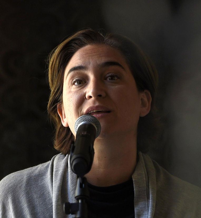 Ada Colau, burgemeester van Barcelona. Beeld rv