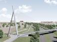 De Zalkerdijkerbrug moet in Zwolle de wijken Stadshagen en Westenholte beter verbinden.
