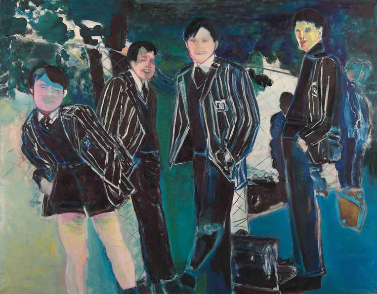 The Schoolboys' van Marlene Dumas Beeld rv