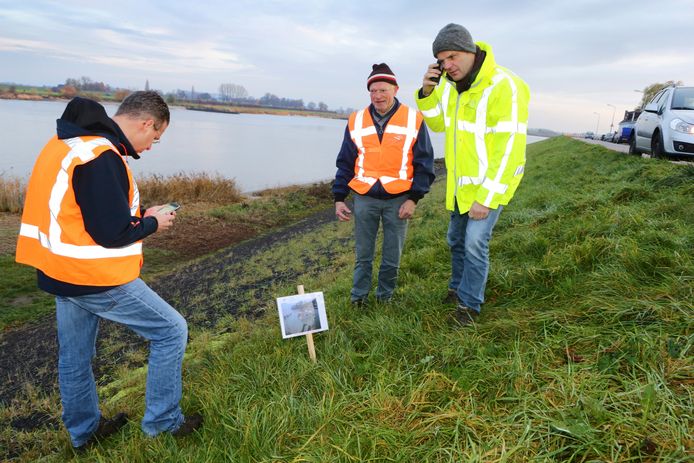 Dijk inspectie in Rivierenland in 2018. Foto ter illustratie.