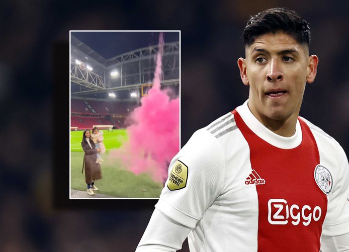 Emotionele Edson Alvarez Ziet Via Bal Met Roze Poeder Dat Hij Weer Een Dochter Krijgt Offside Ad Nl
