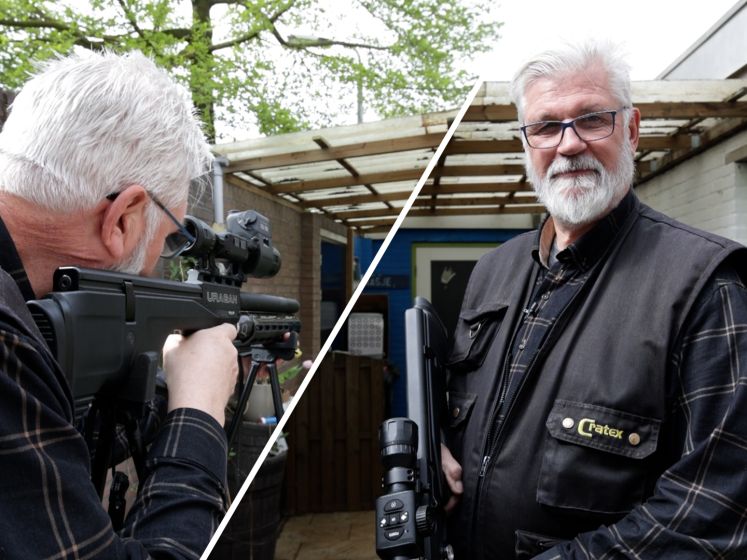 'Lange Piet' jaagt op ratten met zijn persluchtbuks: 'Ik schiet alleen als het echt nodig is'