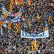 Grote demonstratie voor Catalaanse leiders
