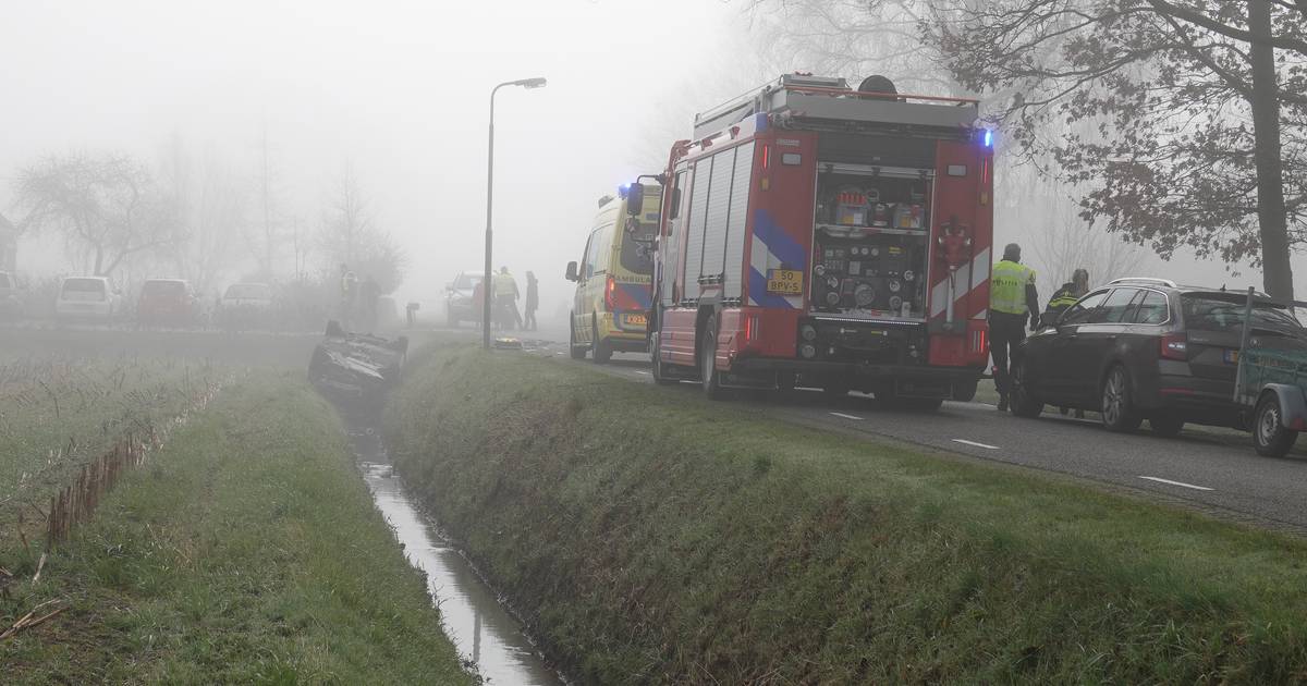 Vrouw overleden bij ernstig ongeluk in Bruchterveld