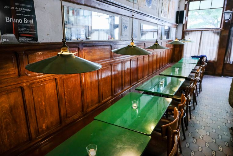 Le Café de la Rue in Brussel. Beeld Marc Baert