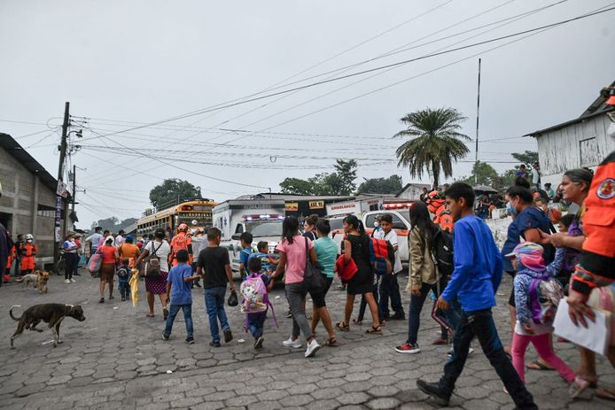 People are being evacuated from Chimaltenango, Guatemala.