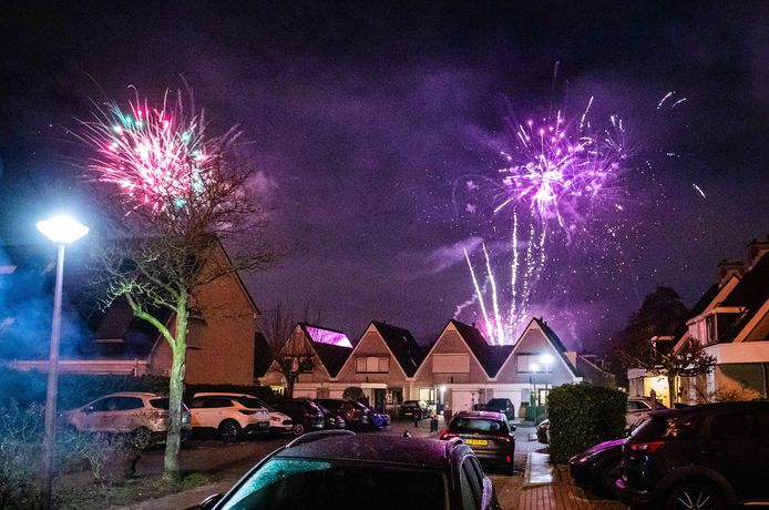 Vuurwerk sfeerfoto