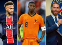 Neymar, Georginio Wijnaldum en Sergio Ramos.