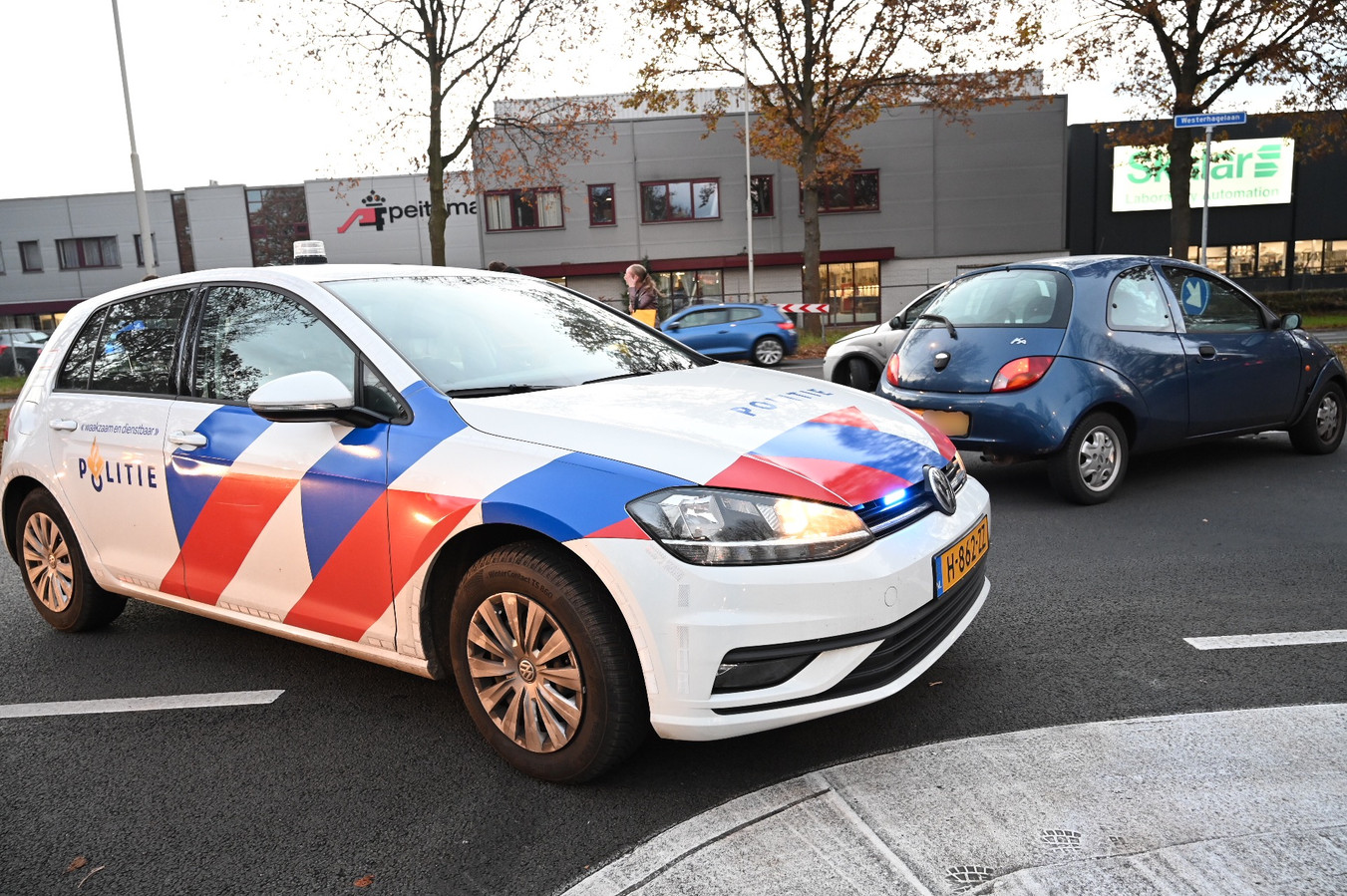 Twee auto's kwamen woensdagmiddag in botsing in Breda.
