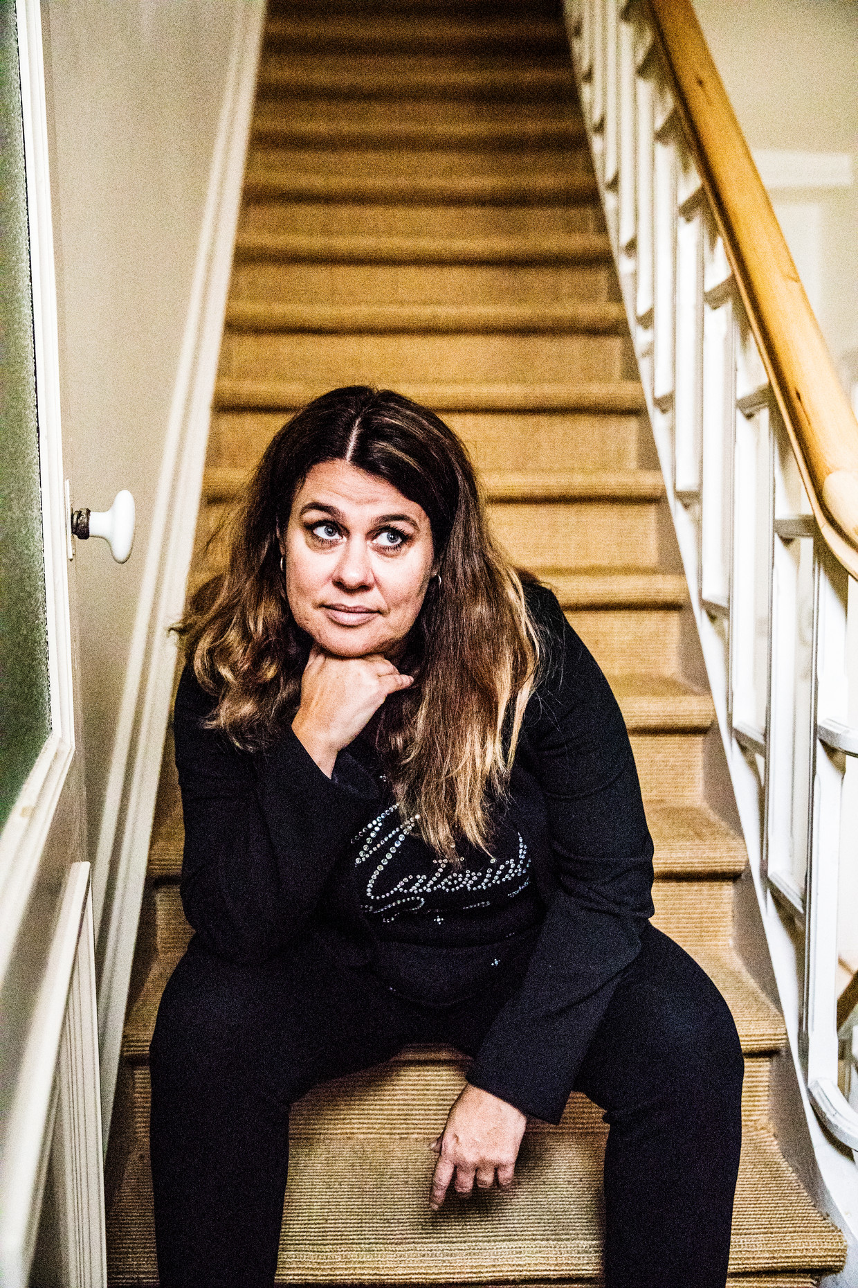Onderzoeker Marion van San appte uren met vrouwen die waren uitgereisd naar Syrië. ‘Soms word je bijna hulpverlener.’ Beeld Aurélie Geurts