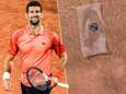 Het pinnetje van Djokovic.