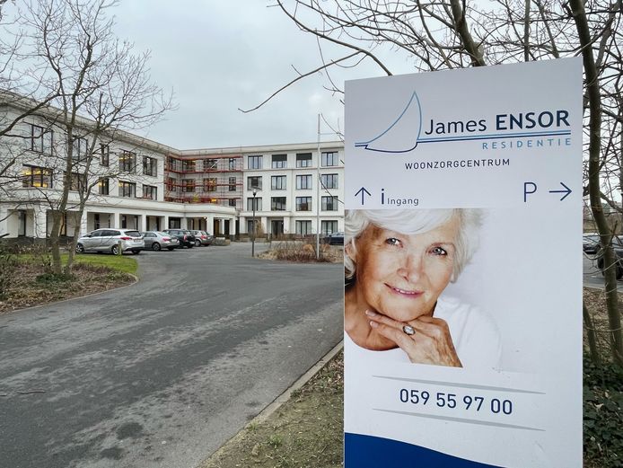 Woonzorgcentrum James Ensor aan de Nieuwpoortsesteenweg in Oostende.