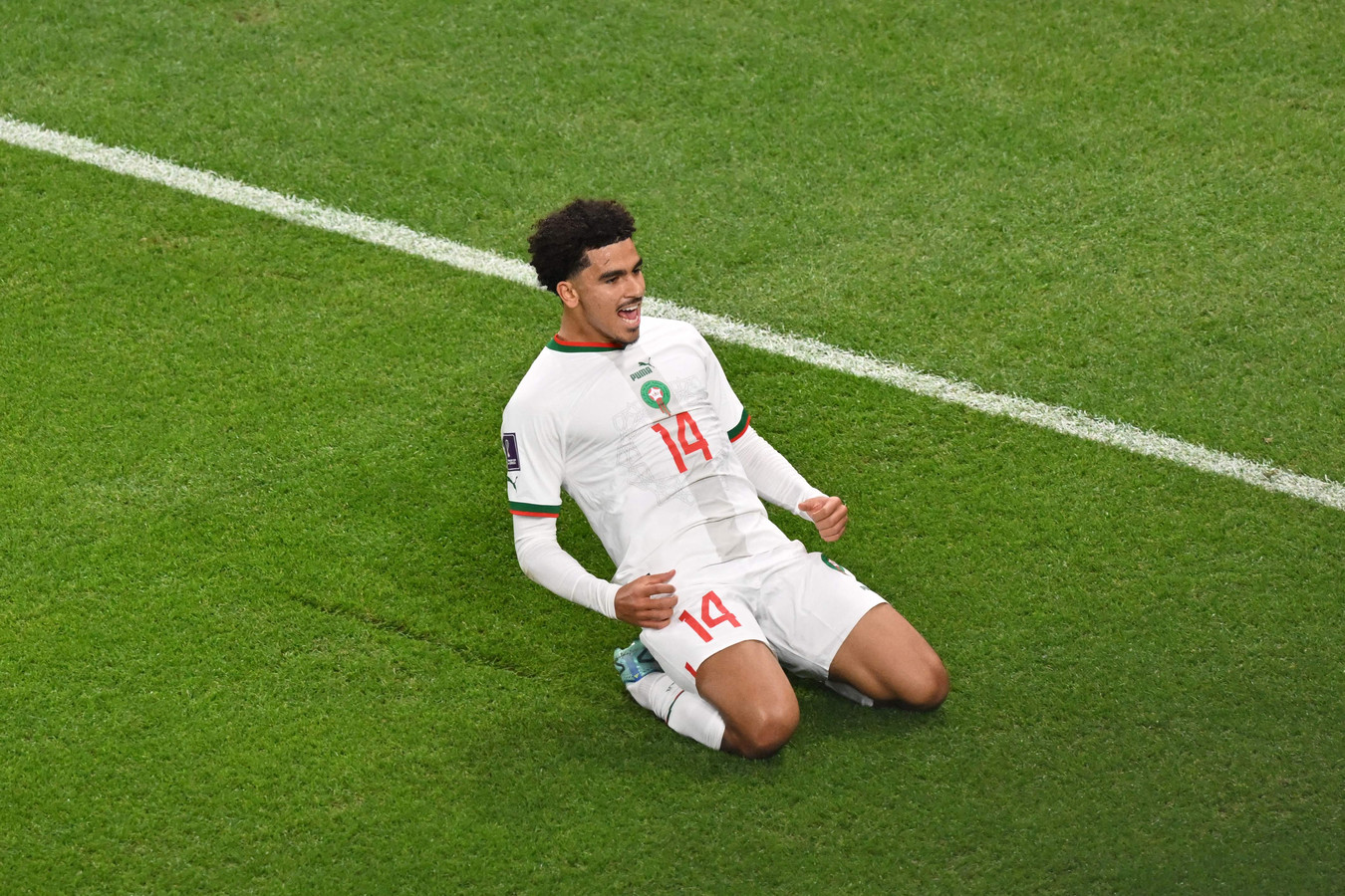 Zakaria Aboukhlal schitterde deze week tijdens het WK.