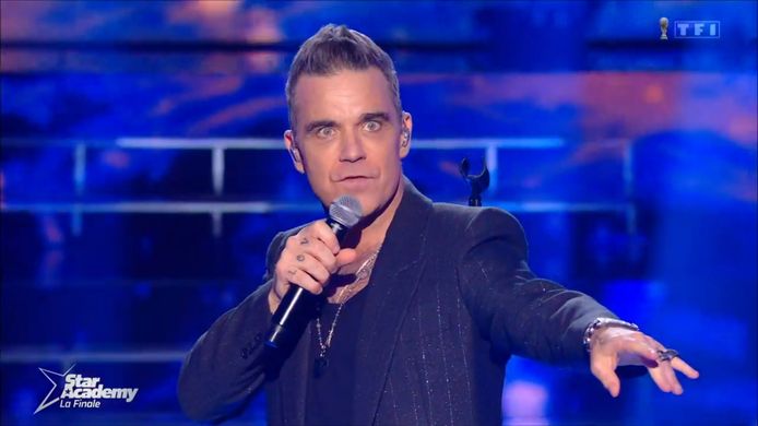 Robbie Williams était le parrain de cette saison de la Star Academy.