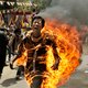 Tibetaan steekt zich in brand tijdens demonstratie