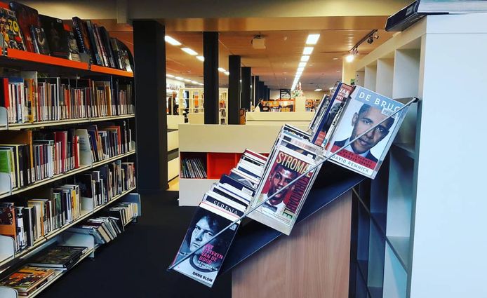 De bibliotheek in de Nieuwe Nobelaer.