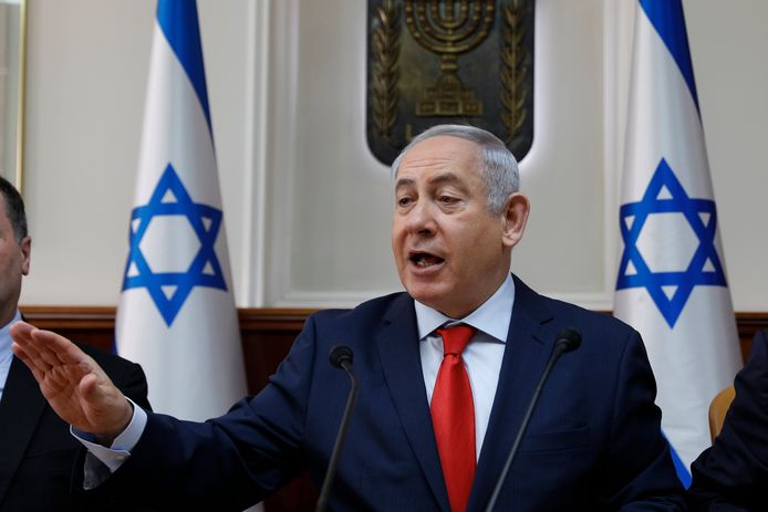 De Israëlische premier Benjamin Netanyahu.