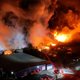 Ontsporing goederentrein bij Pittsburgh veroorzaakt gigantische vlammenzee